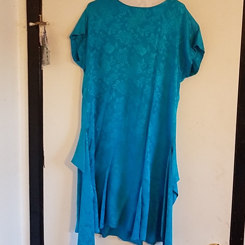 Silk brocade dress